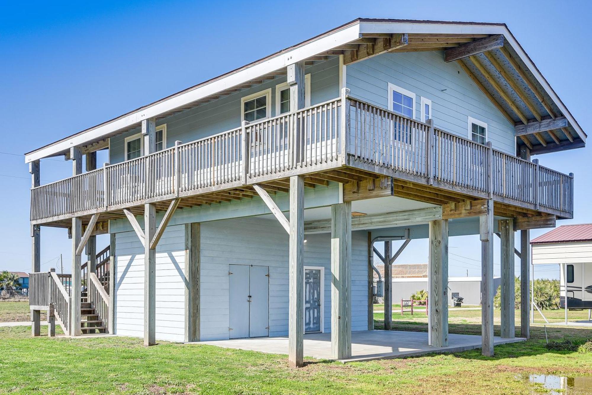 Crystal Beach Home With 2 Grills Walk To Shore! Exterior foto